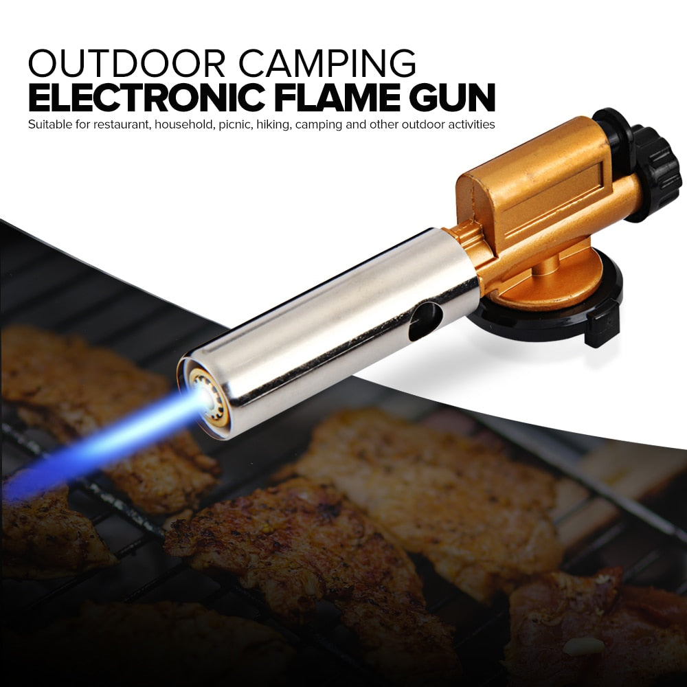 Electronic Ignition Copper Flame Butane Gas Burners