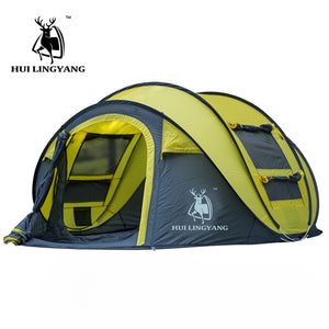 Waterproof Automatic Pop-up Large Family Tents