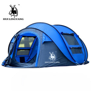 Waterproof Automatic Pop-up Large Family Tents