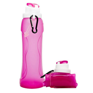 Silicone Foldable Water Bottle BPA-Free Collapsible Drinkware