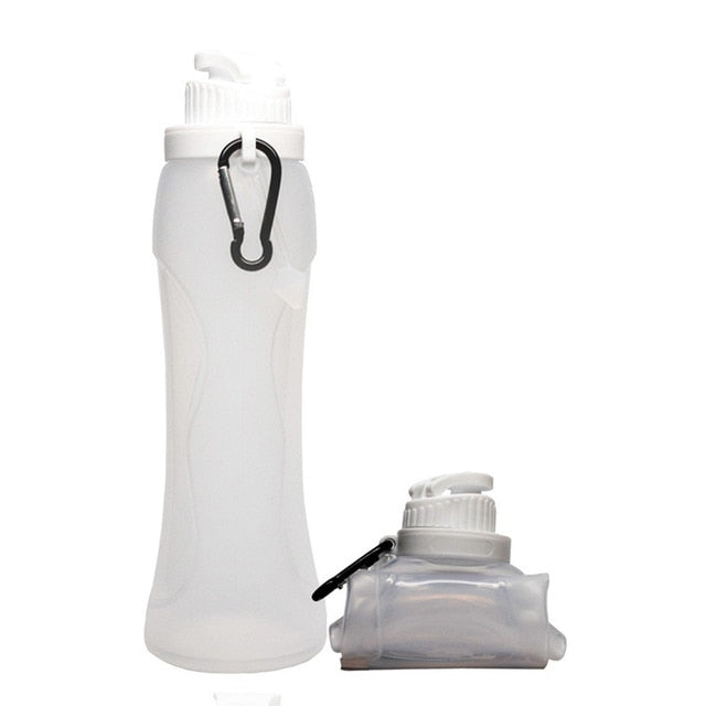 Silicone Foldable Water Bottle BPA-Free Collapsible Drinkware