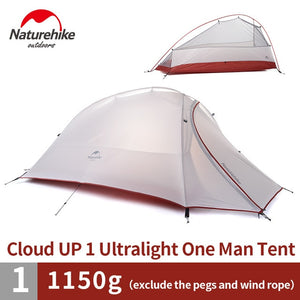 Ultralight Nylon Camping Tent with Mat