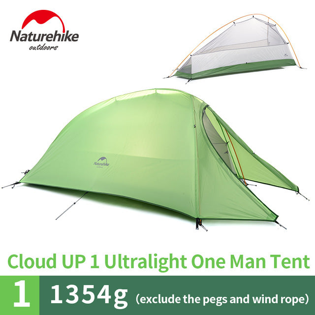 Ultralight Nylon Camping Tent with Mat