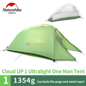 Ultralight Nylon Camping Tent with Mat