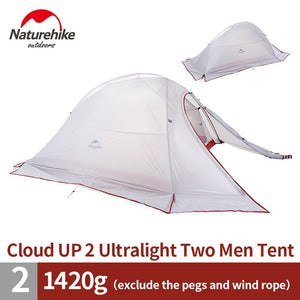 Ultralight Nylon Camping Tent with Mat