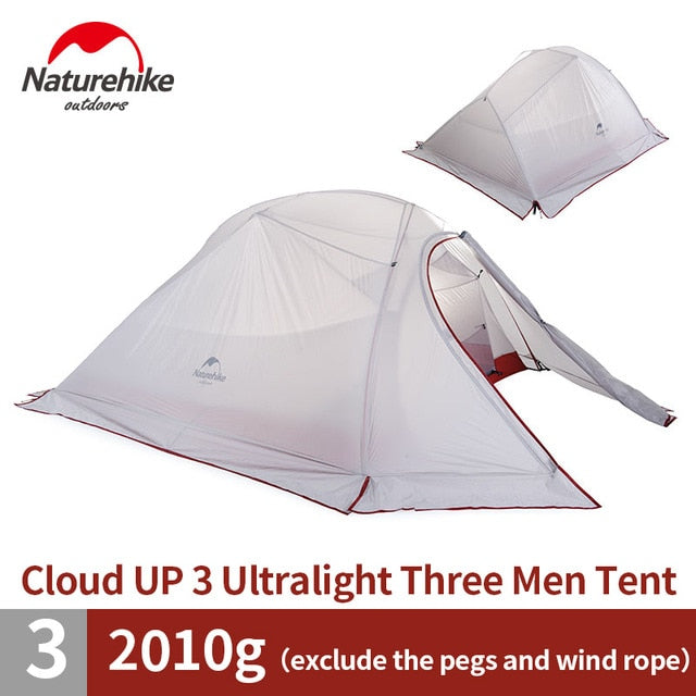 Ultralight Nylon Camping Tent with Mat