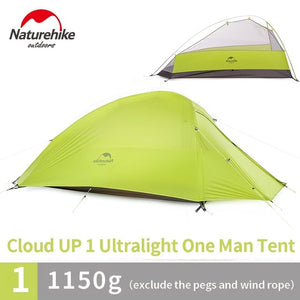 Ultralight Nylon Camping Tent with Mat