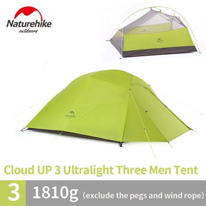 Ultralight Nylon Camping Tent with Mat